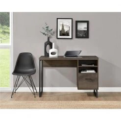 45 in. Sonoma Mocha Oak Rectangular 1 -Drawer Computer Desk with Open Shelves by Ameriwood Home 15 45 in. Sonoma Mocha Oak Rectangular 1 -Drawer Computer Desk with Open Shelves by Ameriwood Home -Deals HOMESTYLES Store sonoma mocha oak ameriwood home computer desks hd56464 31 1000