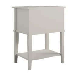 Queensbury 22 in. Taupe Accent Table with 2 Drawers by Ameriwood Home 12 Queensbury 22 in. Taupe Accent Table with 2 Drawers by Ameriwood Home -Deals HOMESTYLES Store taupe ameriwood home end side tables hd71344 66 1000