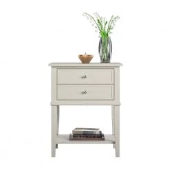 Queensbury 22 in. Taupe Accent Table with 2 Drawers by Ameriwood Home 13 Queensbury 22 in. Taupe Accent Table with 2 Drawers by Ameriwood Home -Deals HOMESTYLES Store taupe ameriwood home end side tables hd71344 c3 1000