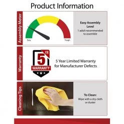 AX1 Walnut Square Meeting Table by Ameriwood Home -Deals HOMESTYLES Store walnut ameriwood home computer desks 9810096com 44 1000