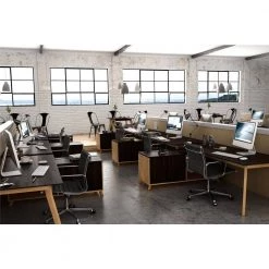 AX1 Walnut Square Meeting Table by Ameriwood Home -Deals HOMESTYLES Store walnut ameriwood home computer desks 9810096com 77 1000