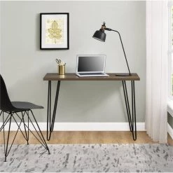 Montrose 40 in. Rectangle Walnut Computer Desk by Ameriwood Home -Deals HOMESTYLES Store walnut ameriwood home computer desks hd30441 31 1000