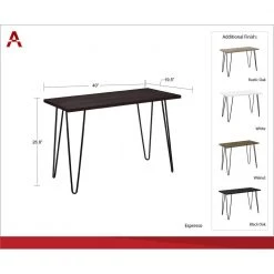 Montrose 40 in. Rectangle Walnut Computer Desk by Ameriwood Home -Deals HOMESTYLES Store walnut ameriwood home computer desks hd30441 4f 1000