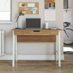 Ormond 45.94 in. Walnut Computer Desk with Drawer by Ameriwood Home -Deals HOMESTYLES Store walnut ameriwood home computer desks hd79387 31 1000