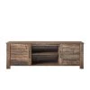 Mescal 65.35 in. Weathered Oak TV Stand for TV's up to 70 in. by Ameriwood Home