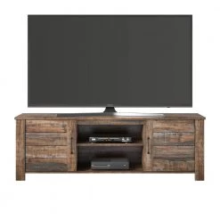 Mescal 65.35 in. Weathered Oak TV Stand for TV's up to 70 in. by Ameriwood Home -Deals HOMESTYLES Store weathered oak ameriwood home tv stands hd28383 c3 1000