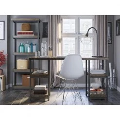 Yellowstone 54 in. Writing Desk Weathered Oak by Ameriwood Home -Deals HOMESTYLES Store weathered oak ameriwood home writing desks hd29515 1f 1000