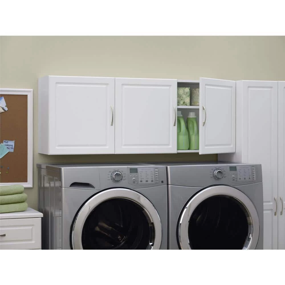 Trailwinds 54 in. White Storage Cabinet by Ameriwood Home 4 Trailwinds 54 in. White Storage Cabinet by Ameriwood Home - Image 4