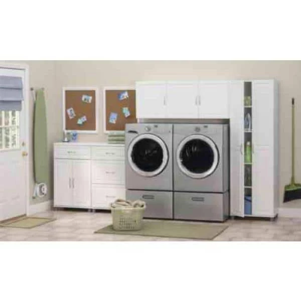 Trailwinds 54 in. White Storage Cabinet by Ameriwood Home 7 Trailwinds 54 in. White Storage Cabinet by Ameriwood Home - Image 7