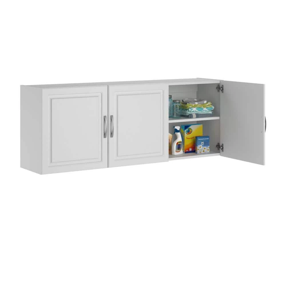 Trailwinds 54 in. White Storage Cabinet by Ameriwood Home 2 Trailwinds 54 in. White Storage Cabinet by Ameriwood Home - Image 2