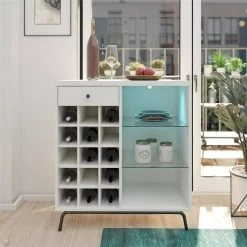 Kuna White Bar Cabinet by Ameriwood Home 18 Kuna White Bar Cabinet by Ameriwood Home -Deals HOMESTYLES Store white ameriwood home bar cabinets hd16887 4f 1000