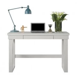 Caryle 47.5 in. Rectangle White MDF Computer Desk with Drawer by Ameriwood Home -Deals HOMESTYLES Store white ameriwood home computer desks hd34497 c3 1000