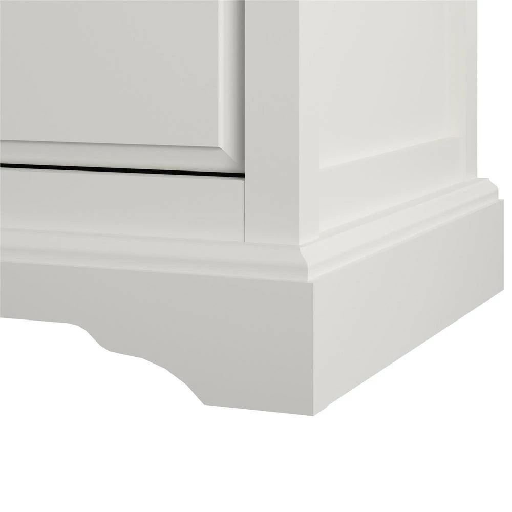 Malvern 6-Drawer in White Dresser (35.9 in. H x 59.2 in. W x 19.1 in. D) by Ameriwood Home 5 Malvern 6-Drawer in White Dresser (35.9 in. H x 59.2 in. W x 19.1 in. D) by Ameriwood Home - Image 5