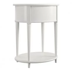 Abelia 21.6 White Round End Table with Drawer and Shelf by Ameriwood Home 14 Abelia 21.6 White Round End Table with Drawer and Shelf by Ameriwood Home -Deals HOMESTYLES Store white ameriwood home end side tables hd12622 66 1000