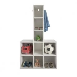 Lauren Kids White 9 Cube Storage by Ameriwood Home -Deals HOMESTYLES Store white ameriwood home kids storage cubes hd45939 c3 1000