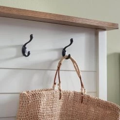 Portsmouth White and Oak Hall Tree by HOMESTYLES -Deals HOMESTYLES Store white and brown homestyles hall trees 5186 49 1f 1000