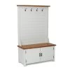 Portsmouth White and Oak Hall Tree by HOMESTYLES