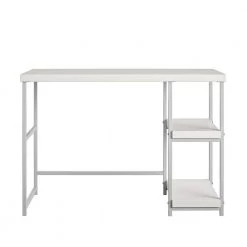 Vivian White Kids Desk with Reversible Shelves by Ameriwood Home