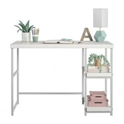 Vivian White Kids Desk with Reversible Shelves by Ameriwood Home 9 Vivian White Kids Desk with Reversible Shelves by Ameriwood Home -Deals HOMESTYLES Store white gray ameriwood home kids desks de82148 77 1000