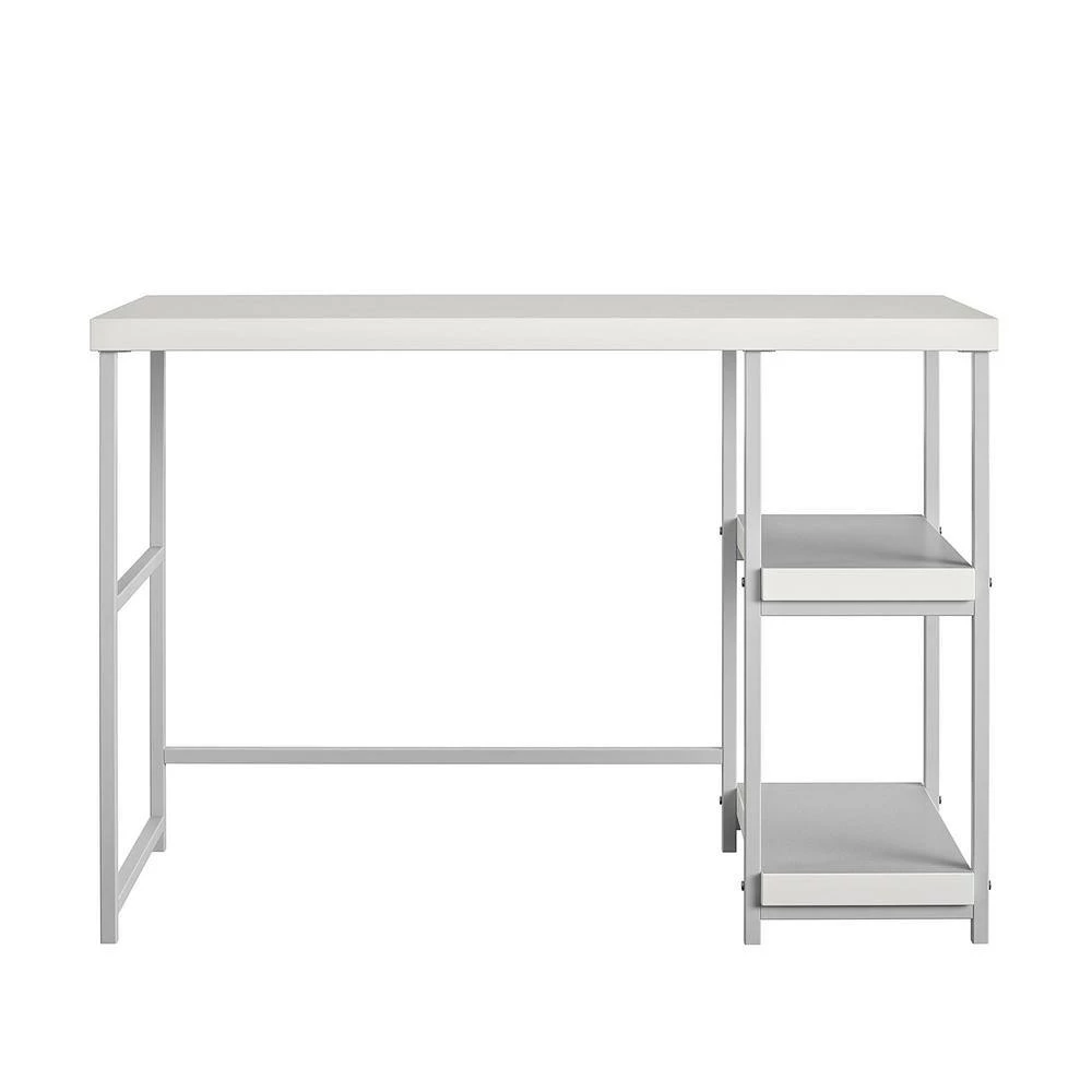 Vivian White Kids Desk with Reversible Shelves by Ameriwood Home 4 Vivian White Kids Desk with Reversible Shelves by Ameriwood Home - Image 4