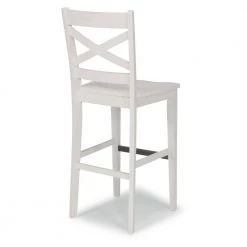 Seaside Lodge 30 in. White Bar Stool by HOMESTYLES -Deals HOMESTYLES Store white homestyles bar stools 5523 88 1f 1000