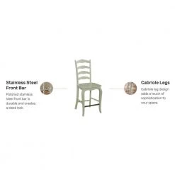 Seaside Lodge 30 in. White Bar Stool by HOMESTYLES -Deals HOMESTYLES Store white homestyles bar stools 5523 88 d4 1000