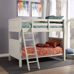 Naples Off White Twin Over Twin Bunk Bed by HOMESTYLES 12 Naples Off White Twin Over Twin Bunk Bed by HOMESTYLES -Deals HOMESTYLES Store white homestyles bunk beds 5530 54 4f 1000