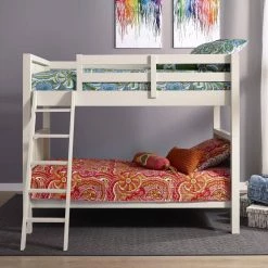 Naples Off White Twin Over Twin Bunk Bed by HOMESTYLES 11 Naples Off White Twin Over Twin Bunk Bed by HOMESTYLES -Deals HOMESTYLES Store white homestyles bunk beds 5530 54 a0 1000