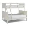 Naples Off White Twin Over Full Bunk Bed by HOMESTYLES