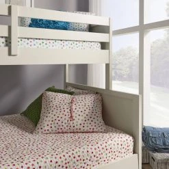 Naples Off White Twin Over Full Bunk Bed with Steps by HOMESTYLES -Deals HOMESTYLES Store white homestyles bunk beds 5530 56 fa 1000