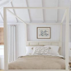 Naples White Queen Canopy Bed by HOMESTYLES -Deals HOMESTYLES Store white homestyles canopy beds 5530 510 1f 1000