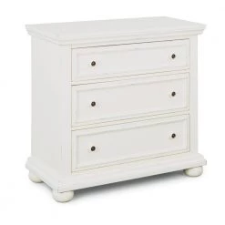 Dover 3-Drawer White Chest of Drawers by HOMESTYLES -Deals HOMESTYLES Store white homestyles chest of drawers 5427 41 1f 1000
