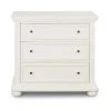 Dover 3-Drawer White Chest of Drawers by HOMESTYLES