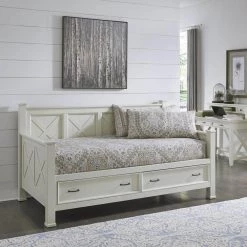Seaside Lodge White Daybed by HOMESTYLES -Deals HOMESTYLES Store white homestyles daybeds 5523 85 31 1000
