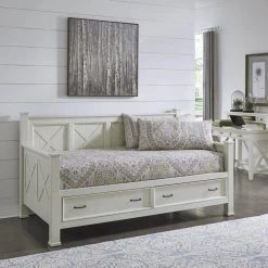 Seaside Lodge White Daybed by HOMESTYLES -Deals HOMESTYLES Store white homestyles daybeds 5523 85 4f 1000