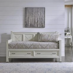 Seaside Lodge White Daybed by HOMESTYLES -Deals HOMESTYLES Store white homestyles daybeds 5523 85 a0 1000