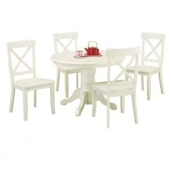Warwick White Dining Chairs (Set of 2) by HOMESTYLES -Deals HOMESTYLES Store white homestyles dining chairs 5177 802 c3 1000