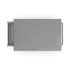 Cuisine Warm White Kitchen Cart with Salt and Pepper Gray Granite Top by HOMESTYLES -Deals HOMESTYLES Store white homestyles kitchen carts 9001 0023 a0 1000