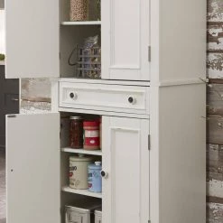 Dover White Kitchen Pantry by HOMESTYLES 19 Dover White Kitchen Pantry by HOMESTYLES -Deals HOMESTYLES Store white homestyles pantry cabinets 5427 69 77 1000
