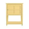 Gwyneth 28.3 in. Yellow Accent Table by Ameriwood Home